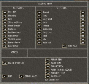 tailor-menu